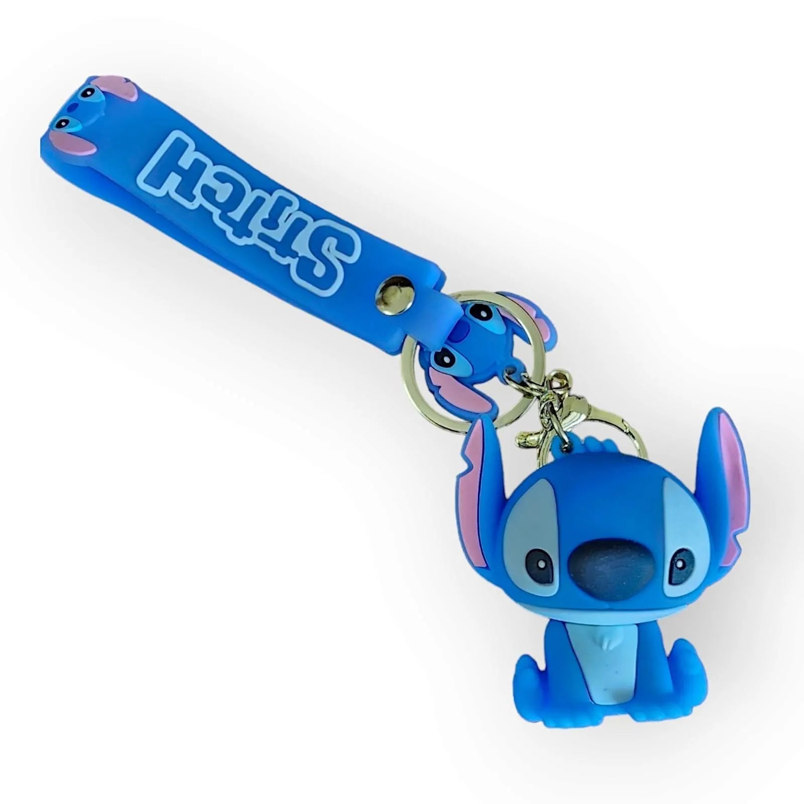 Stitch & Angel 3D Keychain - Bear Hugs