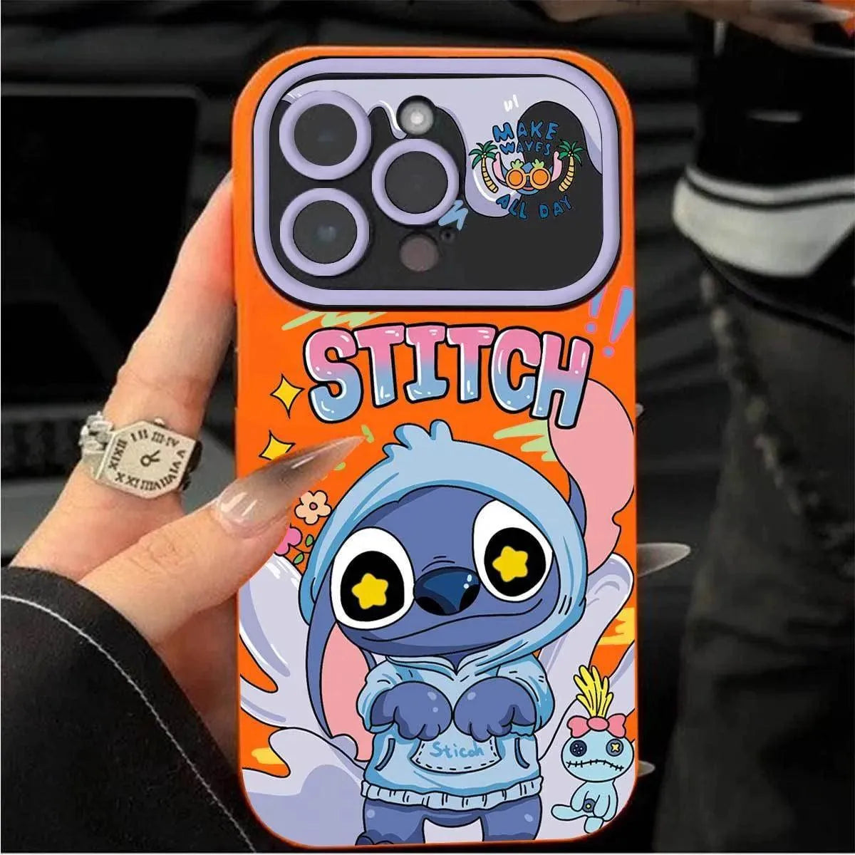 Stitch Hoodie Phone Case (For iPhones) - Bear Hugs