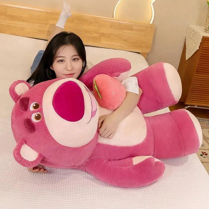 Strawberry Bear Plushie - Bear Hugs