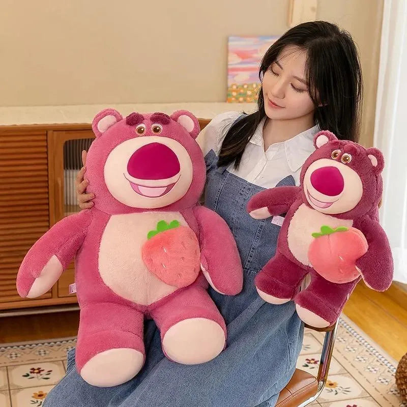 Strawberry Bear Plushie - Bear Hugs