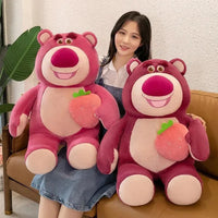 Strawberry Bear Plushie - Bear Hugs