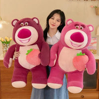 Strawberry Bear Plushie - Bear Hugs