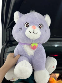 Strawberry Bell Cat Plushie - Bear Hugs