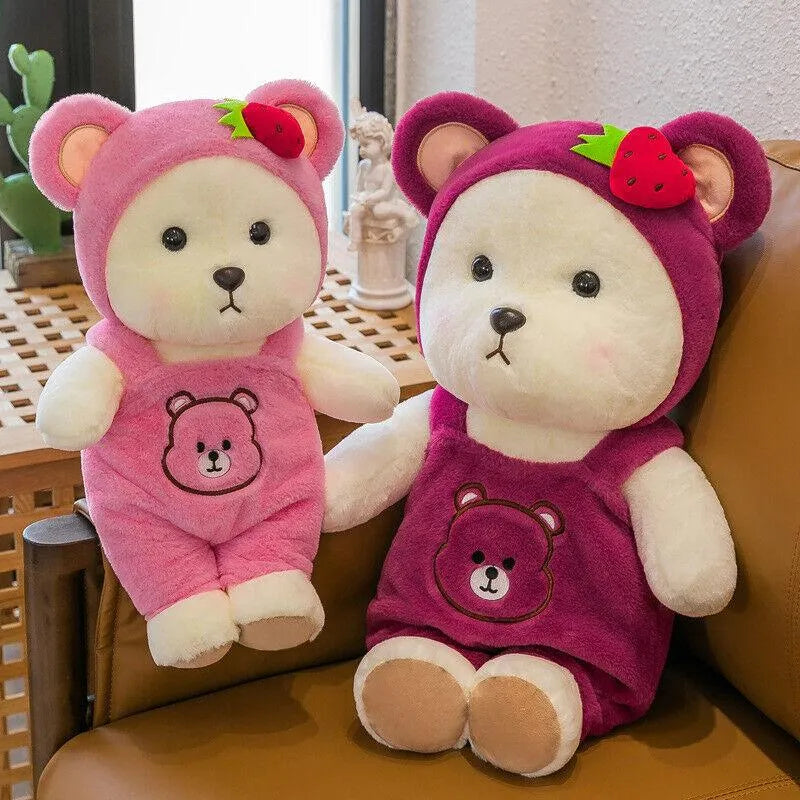 Strawberry Lina Bear Cosplay Plushie - Bear Hugs