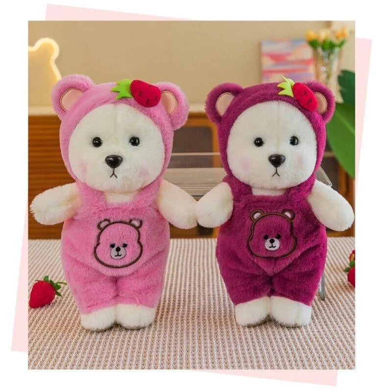 Strawberry Lina Bear Cosplay Plushie - Bear Hugs