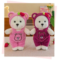 Strawberry Lina Bear Cosplay Plushie - Bear Hugs