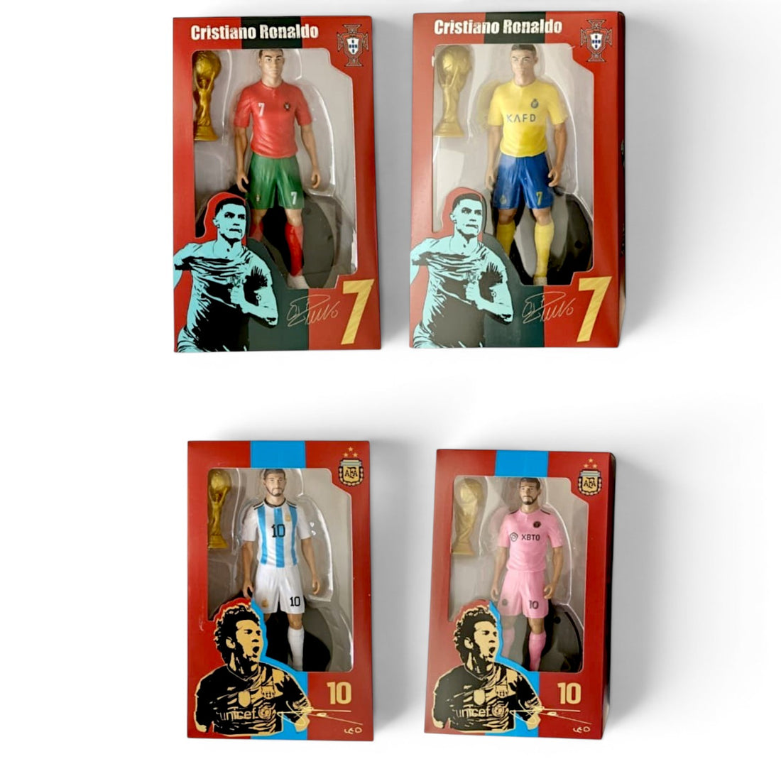 World Football GOAT Legends with Trophy Figure (20 cm)
