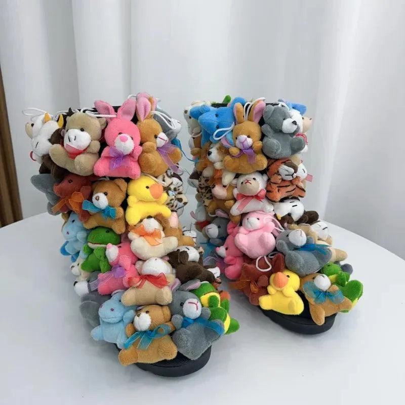 Stuffed Animals Winter Boots - Bear Hugs