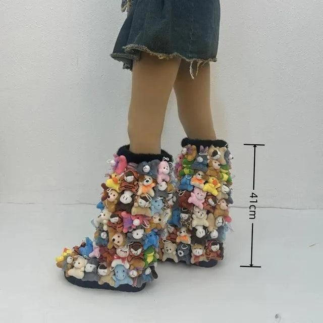 Stuffed Animals Winter Boots - Bear Hugs