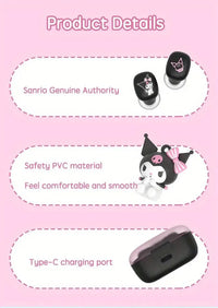 Stylish Sanrio Wireless Touch Control Earphones - Bear Hugs