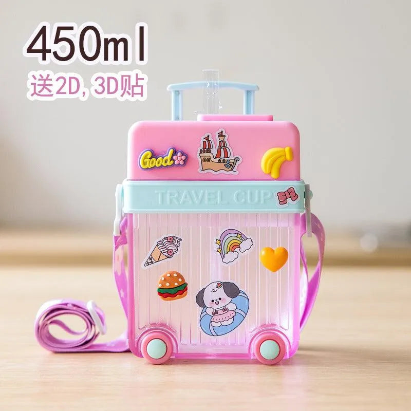 Suitcase Bottle For Kids (450 ml) - Bear Hugs