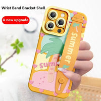 Summer Deluxe Wrist Band Bracket Case (For iPhone) - Bear Hugs