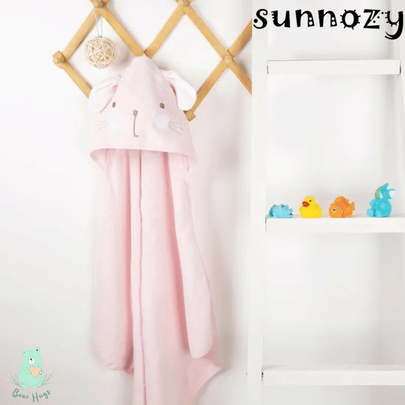 Sunnozy Hooded Baby Towels - Bear Hugs