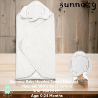 Sunnozy Hooded Baby Towels - Bear Hugs