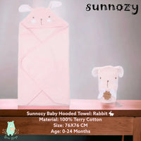 Sunnozy Hooded Baby Towels - Bear Hugs