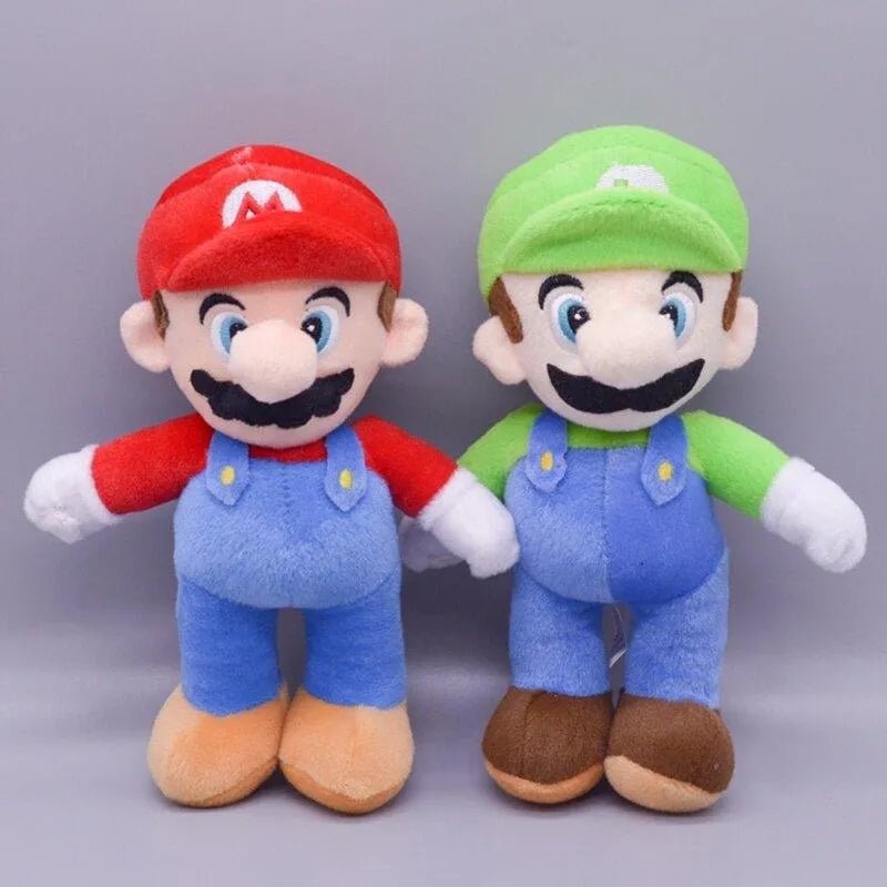 Super Mario Bros Mario and Luigi Stuffed Toy (25 cm) - Bear Hugs