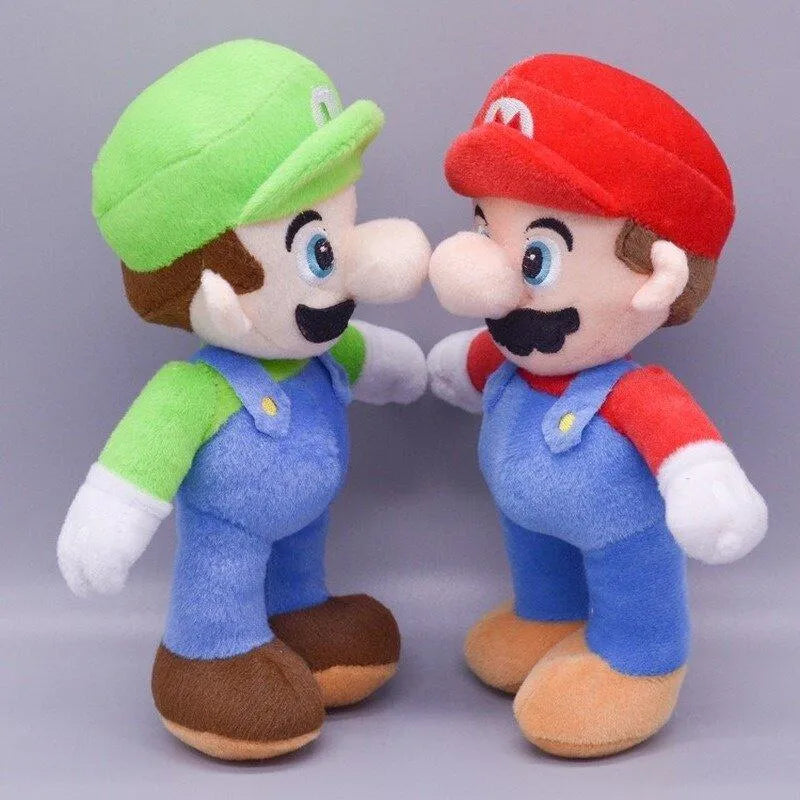 Super Mario Bros Mario and Luigi Stuffed Toy (25 cm) - Bear Hugs