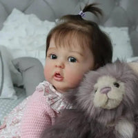 Super-Realistic Premium Reborn Baby Boy Doll (60 cm) - Bear Hugs