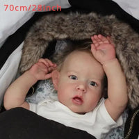 Super-Realistic Premium Reborn Baby Boy Doll (60 cm) - Bear Hugs