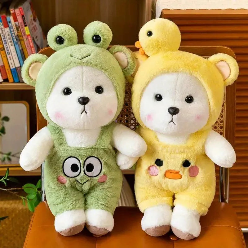 Super Soft Frog and Duck Lena Bear Plushie - Bear Hugs