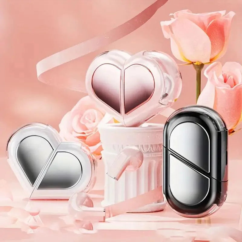 Swivel Heart Compact Wireless Earphones - Bear Hugs