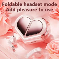 Swivel Heart Compact Wireless Earphones - Bear Hugs