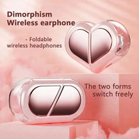 Swivel Heart Compact Wireless Earphones - Bear Hugs