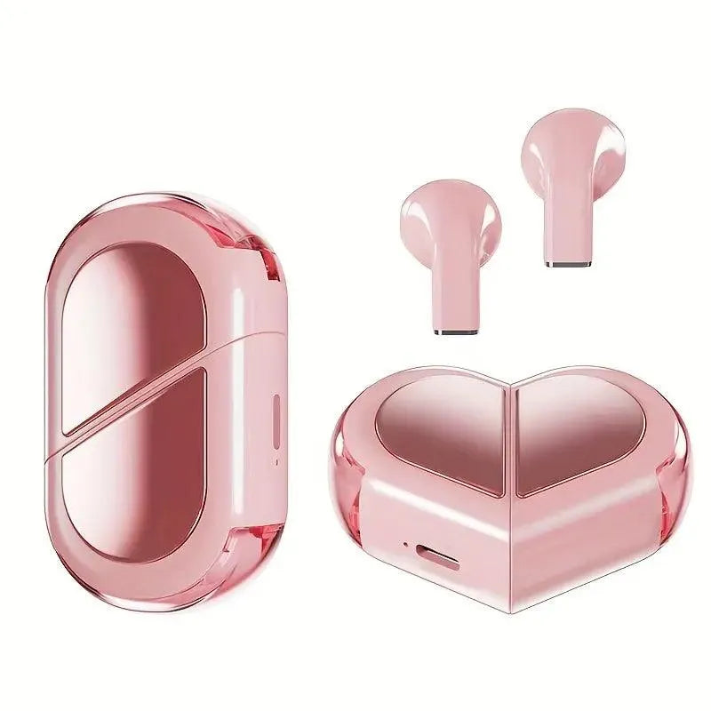 Swivel Heart Compact Wireless Earphones - Bear Hugs