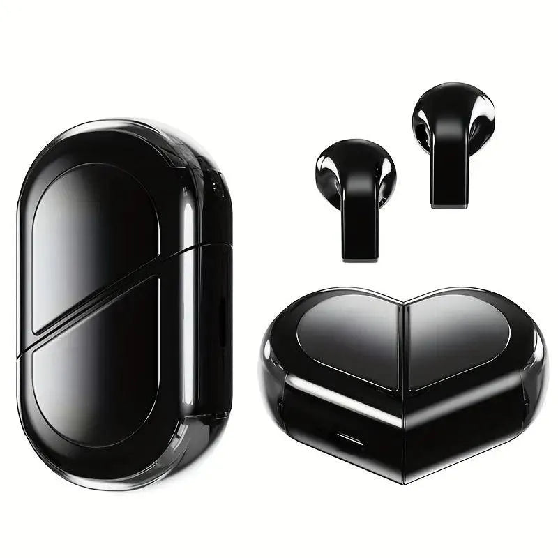 Swivel Heart Compact Wireless Earphones - Bear Hugs