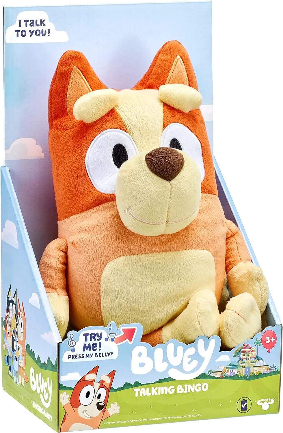 Talking Bluey & Bingo Plush Doll (30 cm) - Bear Hugs