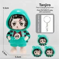 Tanjiro Kamado Face-Changing Keychain