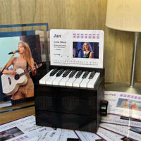 Taylor Swift Piano Calendar with Musical Sheets - Bear Hugs