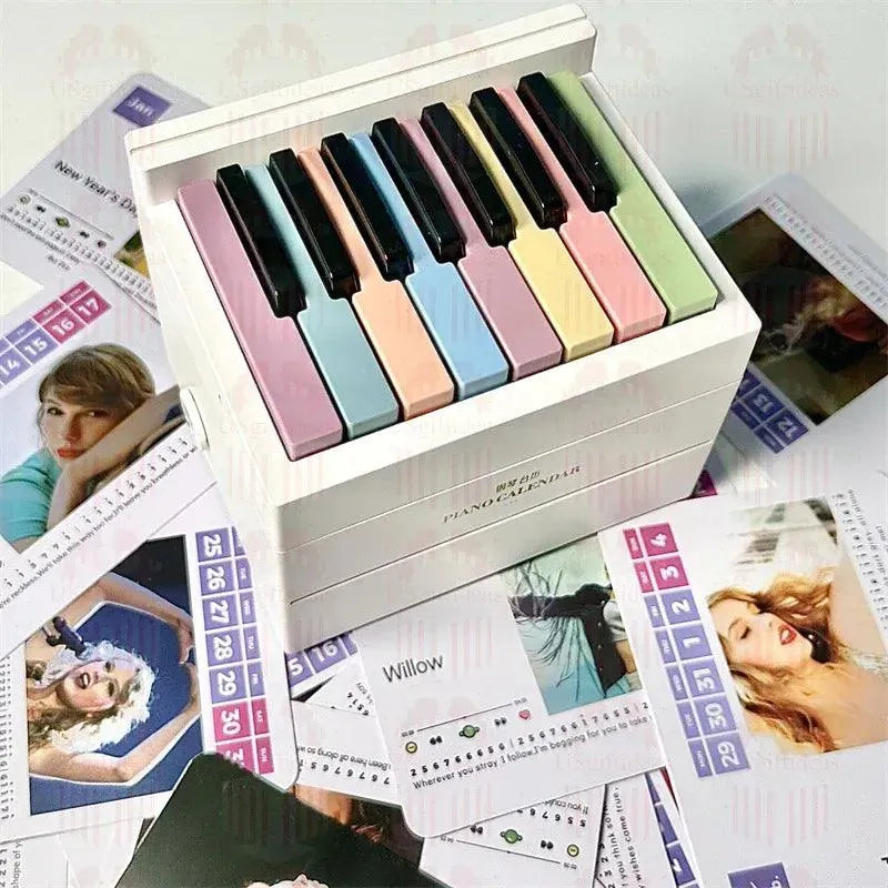 Taylor Swift Piano Calendar with Musical Sheets - Bear Hugs