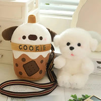 Tea Cup Dog Bag Plushie - Bear Hugs