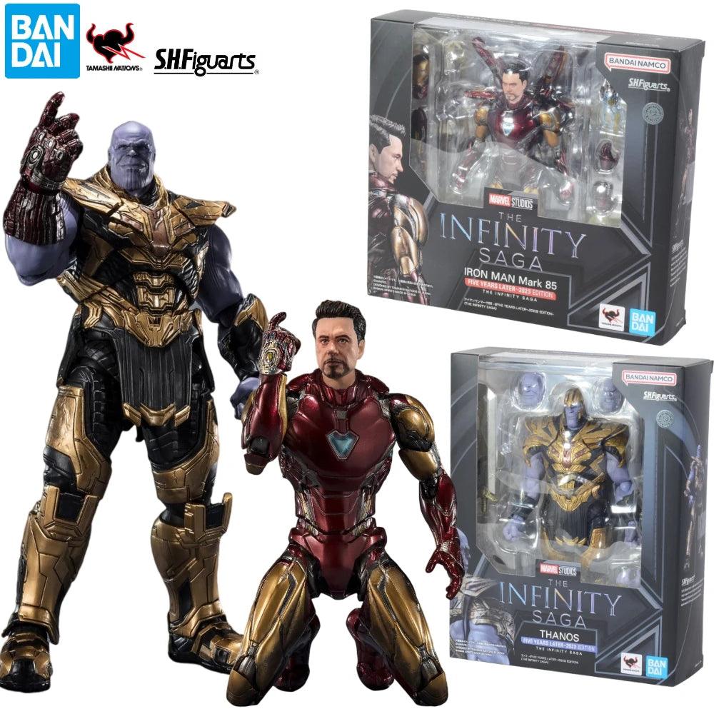 Thanos and Iron Man Endgame Figurines - Bear Hugs