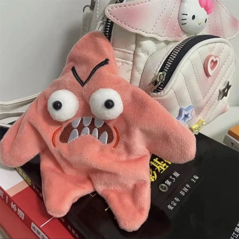 Thrashing Motion Grumpy Patrick Star Keychain - Bear Hugs