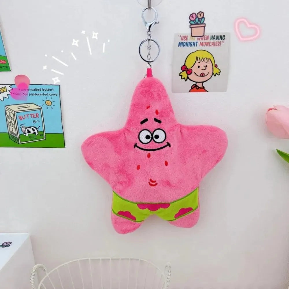 Thrashing Motion Grumpy Patrick Star Keychain - Bear Hugs