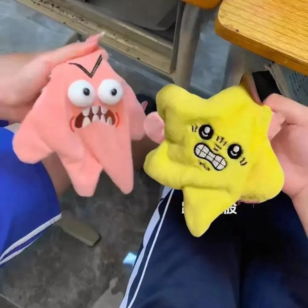 Thrashing Motion Grumpy Patrick Star Keychain - Bear Hugs