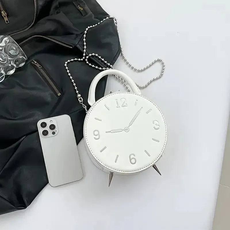 Timeless Round Clock Handbag - Bear Hugs