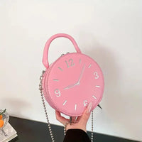 Timeless Round Clock Handbag - Bear Hugs