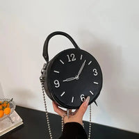 Timeless Round Clock Handbag - Bear Hugs