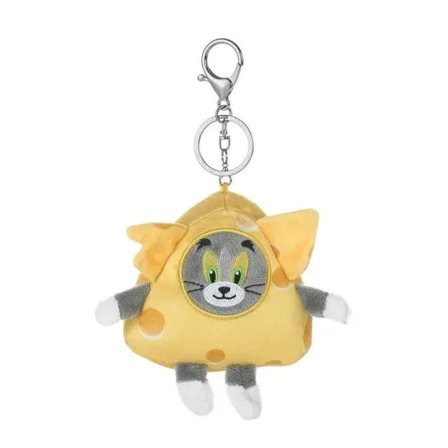 Tom & Jerry Cheese Block Plush Keychain - Bear Hugs