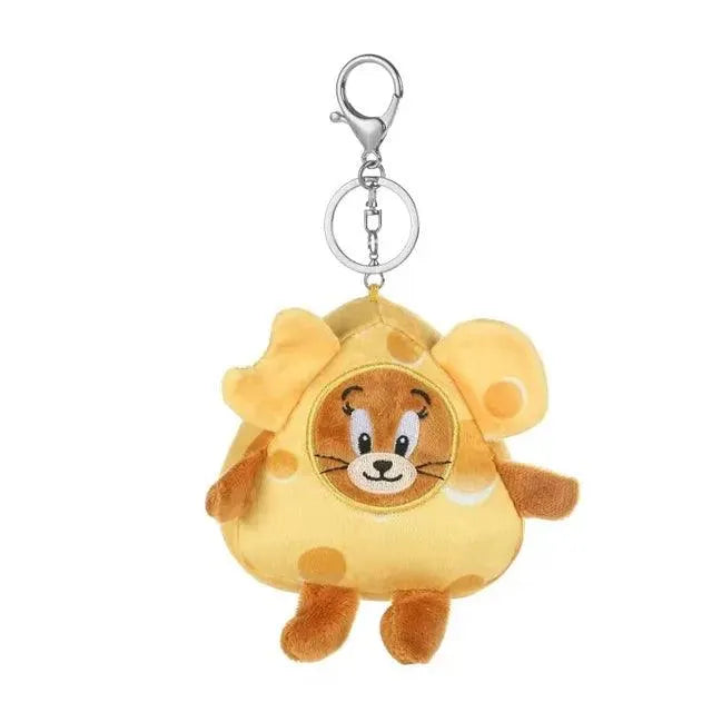 Tom & Jerry Cheese Block Plush Keychain - Bear Hugs