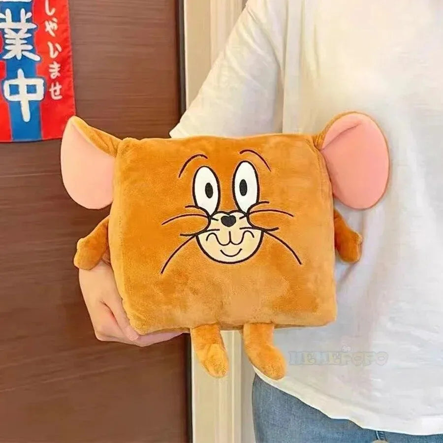 Tom & Jerry Long Flattened Pillow - Bear Hugs