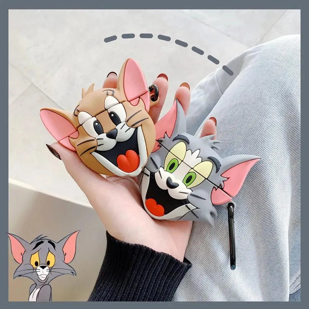 Tom & Jerry Protective Case (For Airpods) - Bear Hugs