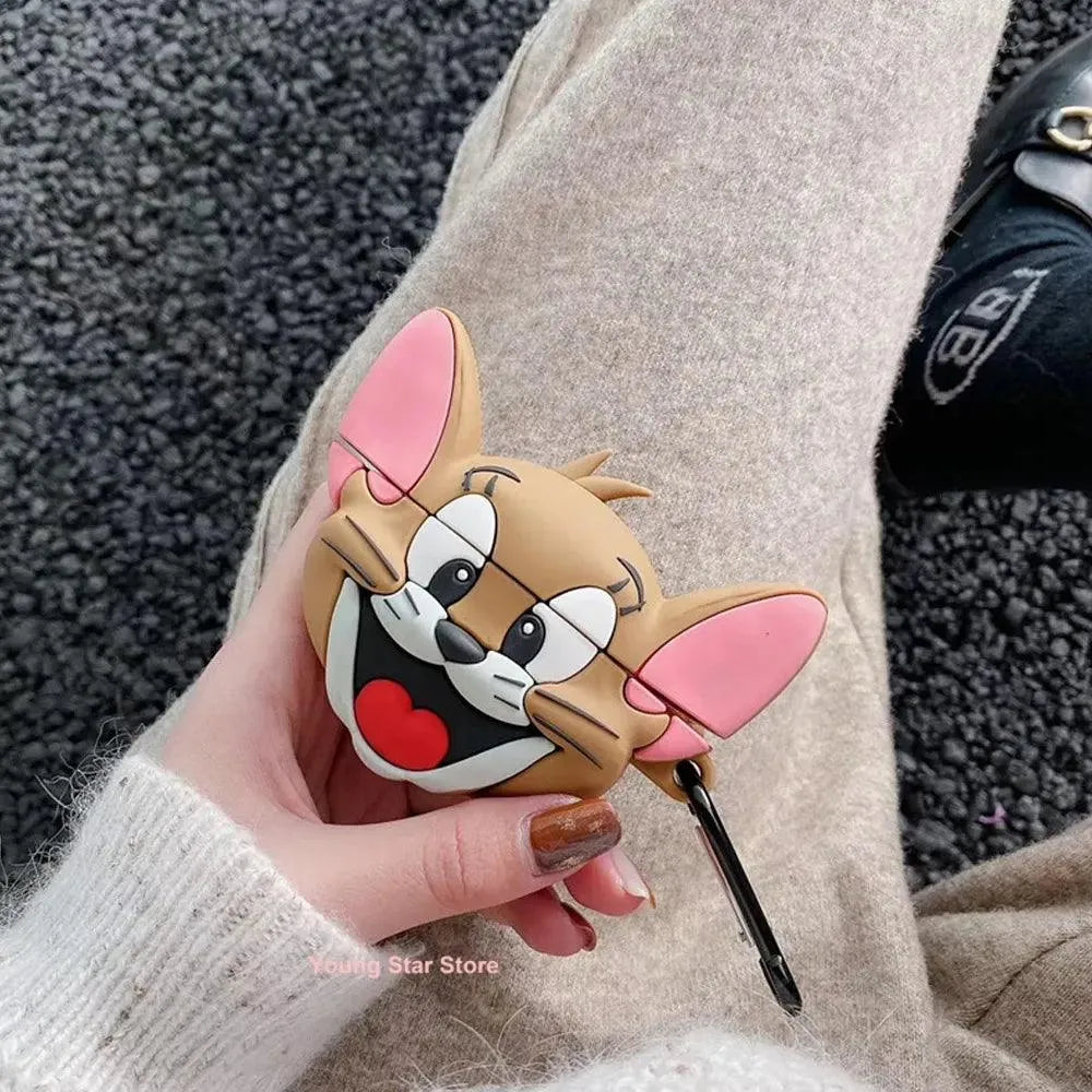 Tom & Jerry Protective Case (For Airpods) - Bear Hugs