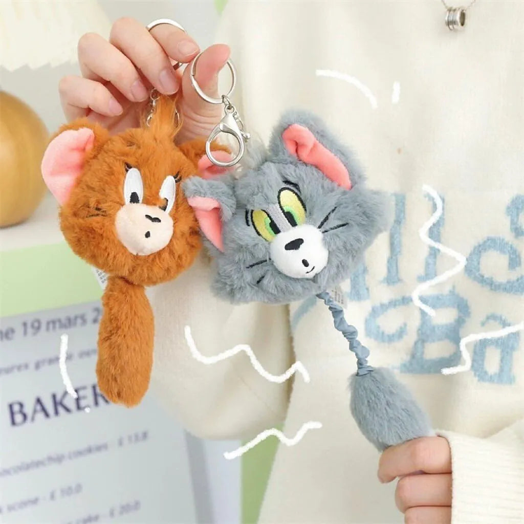 Tom & Jerry Vibrating Plush Keychain - Bear Hugs