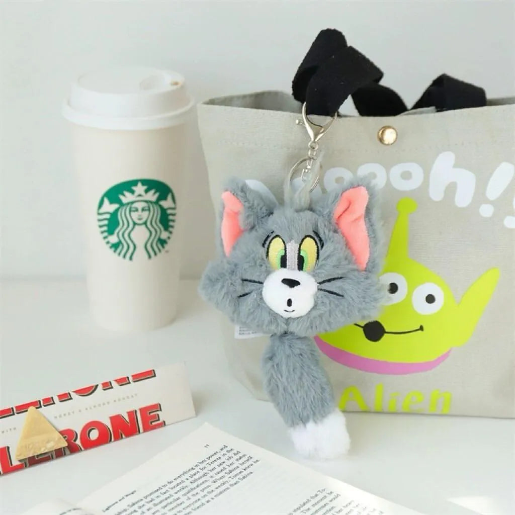 Tom & Jerry Vibrating Plush Keychain - Bear Hugs