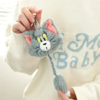 Tom & Jerry Vibrating Plush Keychain - Bear Hugs