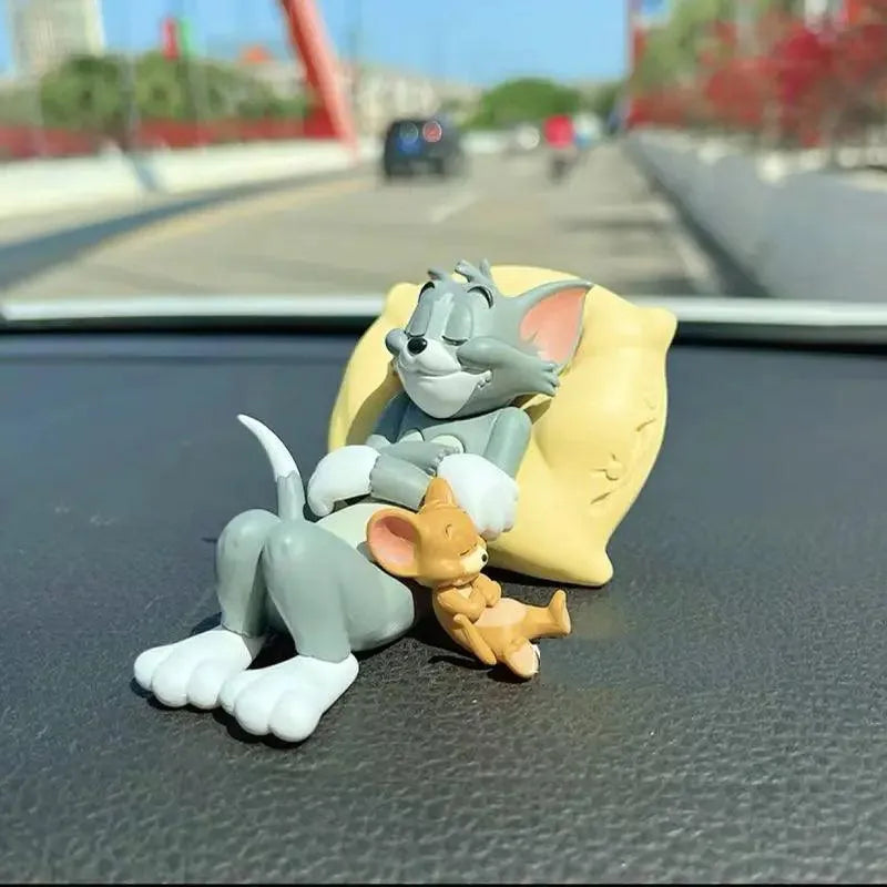 Tom Cat and Jerry Mouse Mini Car Ornament - Bear Hugs